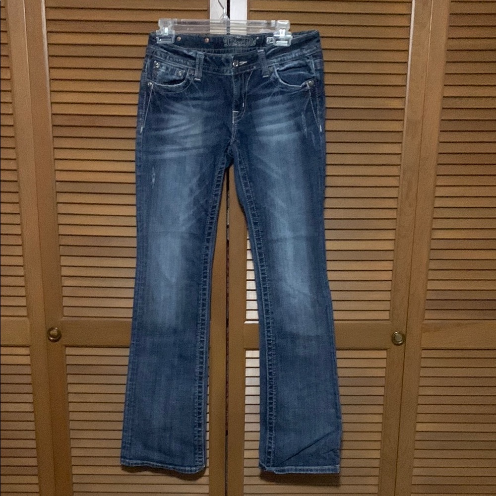 Miss Me Blue Boot Cut Jeans Classic Style 28